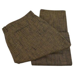 JOHN VARVATOS Nutmeg MERCER Flat Front Wool Blend Dress Pants 58X 42 NWT